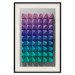 Poster Stillness - multicolored composition of a 3D-like geometric figure 130554 additionalThumb 25
