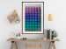 Poster Stillness - multicolored composition of a 3D-like geometric figure 130554 additionalThumb 23