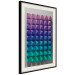 Poster Stillness - multicolored composition of a 3D-like geometric figure 130554 additionalThumb 2