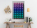 Poster Stillness - multicolored composition of a 3D-like geometric figure 130554 additionalThumb 2