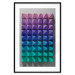 Poster Stillness - multicolored composition of a 3D-like geometric figure 130554 additionalThumb 20