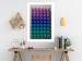 Poster Stillness - multicolored composition of a 3D-like geometric figure 130554 additionalThumb 5