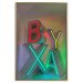Wall Poster Adventure X - colorful letters with 3D imitation in an abstract motif 131954 additionalThumb 21