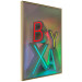 Wall Poster Adventure X - colorful letters with 3D imitation in an abstract motif 131954 additionalThumb 3