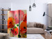 Room Divider Velvet Poppies (3-piece) - red wildflowers on a colorful meadow 132654 additionalThumb 4
