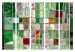 Folding Screen Emerald Stained Glass II (5-piece) - pattern with colorful mosaic on glass 132854 additionalThumb 7