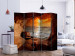 Room Divider Screen Exiting the Cave II (5-piece) - beautiful sunset over the sea 133154 additionalThumb 2