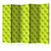 Room Separator Lime Relaxation II (3-piece) - composition in neon pattern 133454