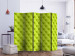 Room Separator Lime Relaxation II (3-piece) - composition in neon pattern 133454 additionalThumb 2