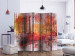 Room Divider Screen Autumn Forest II - landscape of forest scenery among red trees 133654 additionalThumb 2