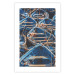 Wall Poster Blue Fleet - maritime composition of blue small boats in Morocco 134754 additionalThumb 25