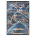 Wall Poster Blue Fleet - maritime composition of blue small boats in Morocco 134754 additionalThumb 18