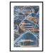 Wall Poster Blue Fleet - maritime composition of blue small boats in Morocco 134754 additionalThumb 17