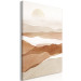 Canvas Art Print Teaching sun over the desert - Abstract Landscape in Boho style 135954 additionalThumb 2