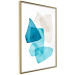 Wall Poster Delicate Fragility - a simple abstraction in light and blue shapes 136054 additionalThumb 15