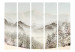 Room Separator Snowy Valley II (5-piece) - Winter landscape of mountains and trees 138354 additionalThumb 3
