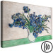 Canvas Print Iris Vase (1-piece) Wide - flowers in the style of Vincent van Gogh 142754 additionalThumb 6