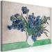 Canvas Print Iris Vase (1-piece) Wide - flowers in the style of Vincent van Gogh 142754 additionalThumb 2