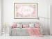 Wall Poster Love - Romantic Inscription on a Rose Background Among Plants and Leaves 144754 additionalThumb 17