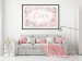 Wall Poster Love - Romantic Inscription on a Rose Background Among Plants and Leaves 144754 additionalThumb 21