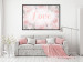 Wall Poster Love - Romantic Inscription on a Rose Background Among Plants and Leaves 144754 additionalThumb 13