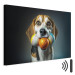 Canvas AI Beagle Dog - Portrait of a Animal With Three Balls in Its Mouth - Horizontal 150154 additionalThumb 8