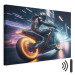 Canvas Speed of Light - Motorcyclist During Night City Race 150654 additionalThumb 8