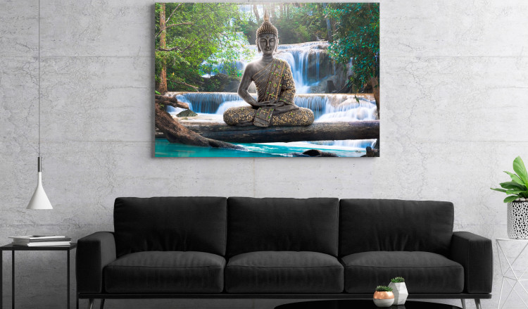 Large canvas print Reverie at the Waterfall [Large Format] 150754 additionalImage 5