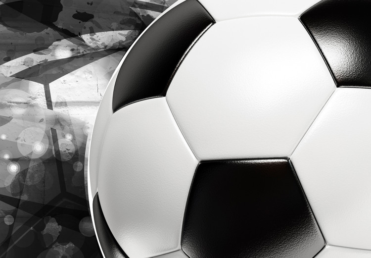Large canvas print Dynamics of Soccer - A Speeding Ball Hitting a Brick Wall [Large Format] 151254 additionalImage 3