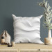 Decorative Microfiber Pillow White Waves - Delicate Composition With Organic Shapes 151354 additionalThumb 3