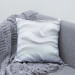 Decorative Microfiber Pillow White Waves - Delicate Composition With Organic Shapes 151354 additionalThumb 4