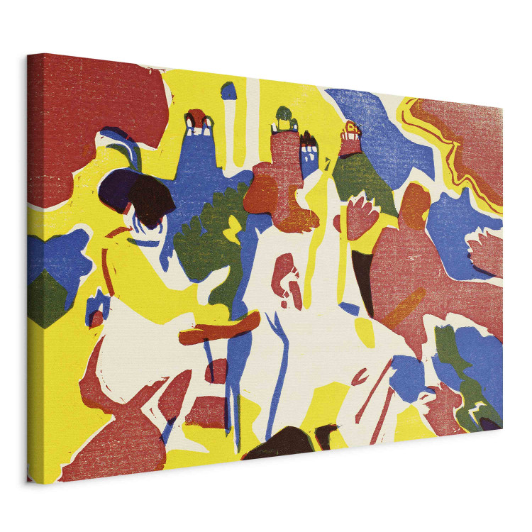Large canvas print The Sound of Painting - Kandinsky’s Expressive and Colorful Composition [Large Format] 151654 additionalImage 2