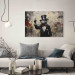 Canvas Art Print Rat in a Tailcoat - Graffiti Inspired by Banksy’s Work 151754 additionalThumb 11