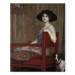 Reproduction Painting Mary von Stuck in red chair  152054
