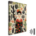 Canvas Art Print Frida Kahlo - Portrait of the Artist Amid Desert Flora Full of Cacti 152254 additionalThumb 8