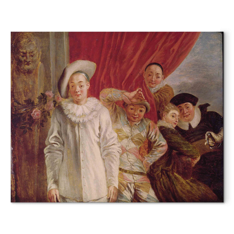 Reproduction Painting Actors of the Comedie Italienne 153654