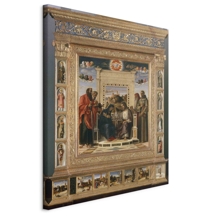 Art Reproduction The Coronation of the Madonna with Saints Paul, Peter, Hieronymus and Francis 157254 additionalImage 2