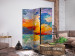 Room Divider Screen Colorful Landscape - Sunset Over the Sea in Vivid Colors [Room Dividers] 159554 additionalThumb 2
