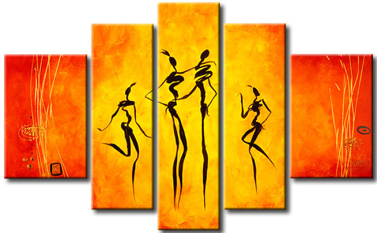 Canvas Print Dancing figures 49054