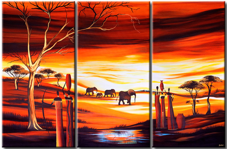 Canvas Elephants 49254