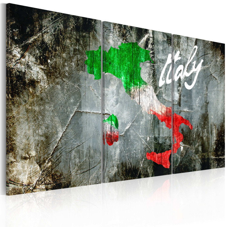 Canvas Artistic map of Italy - triptych 55354 additionalImage 2
