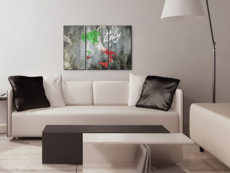 Canvas Artistic map of Italy - triptych 55354 additionalImage 3