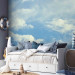 Photo Wallpaper Head in the Clouds - Landscape of Blue Sky with White Clouds 59854 additionalThumb 4