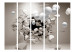 Room Divider Set Me Free! II - abstract illusion of white geometric figures 95254 additionalThumb 3