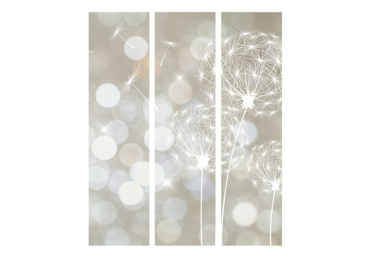 Room Separator Ballad of Beauty - romantic dandelions in the glow of bright light 95554 additionalImage 3