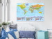 Decorative Pinboard World: Colourful Map [Cork Map] 98054 additionalThumb 3