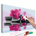 Paint by Number Kit Orchid With Zen Stones (Reflection In The Water) 107164 additionalThumb 3