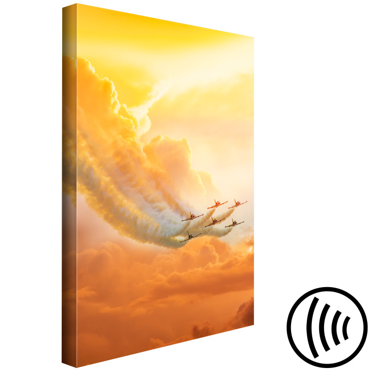 Canvas Print Airplanes in the Clouds (1 Part) Vertical 114264 additionalImage 6