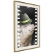 Poster Pig with Mustache - funny cinematic fantasy with a pink mustached pig 116364 additionalThumb 2