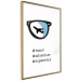 Wall Poster New Experiences - airplane in a spectacle lens with black inscriptions 122364 additionalThumb 6
